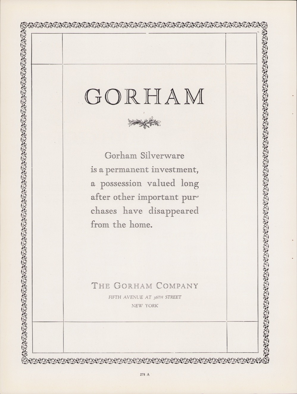 Gorham Silverware