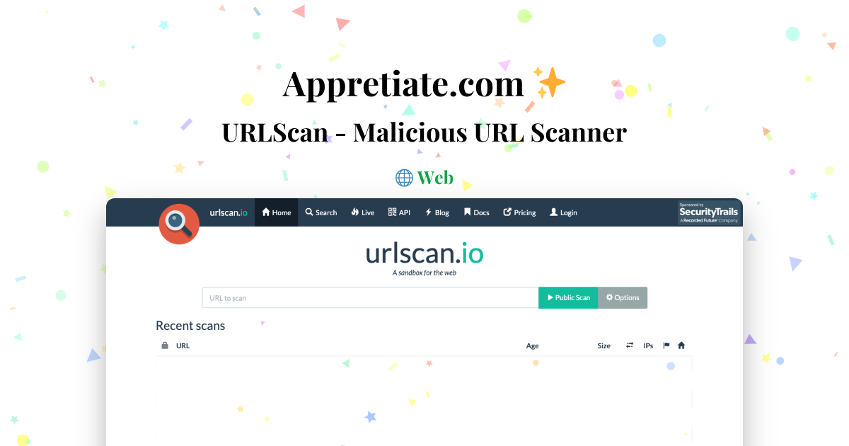 URLScan - Malicious URL Scanner