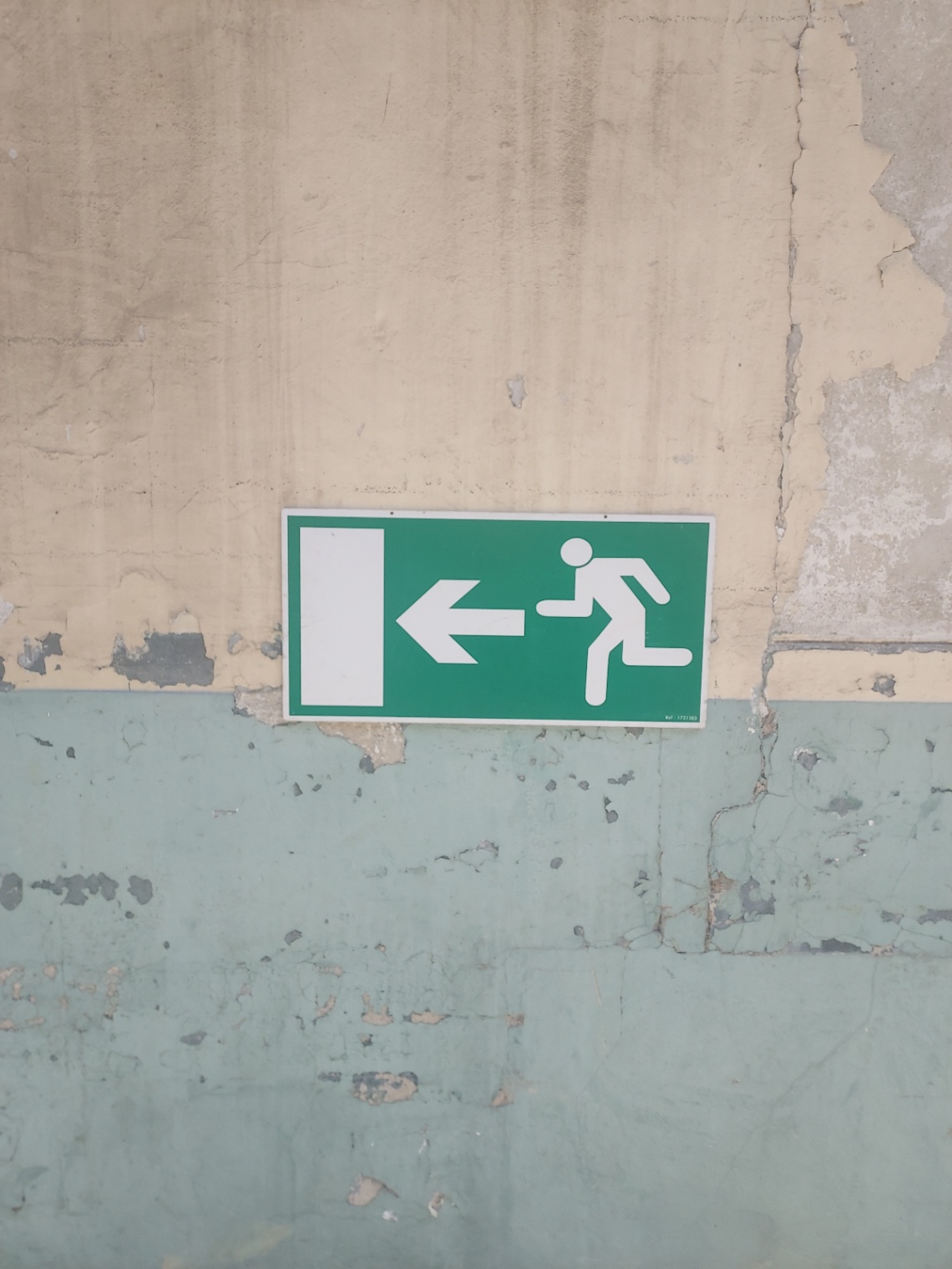 Panneau de signalisation "Issue de secours"
