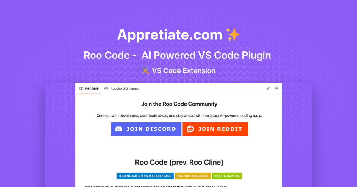 Roo Code - AI Powered VS Code Plugin with Automation and Assistance