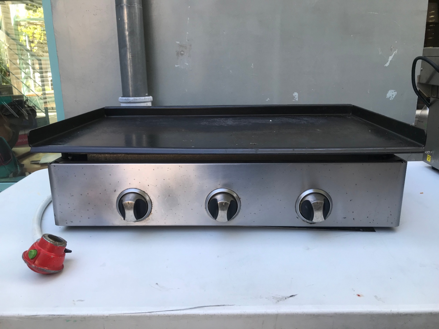 Plancha à gaz