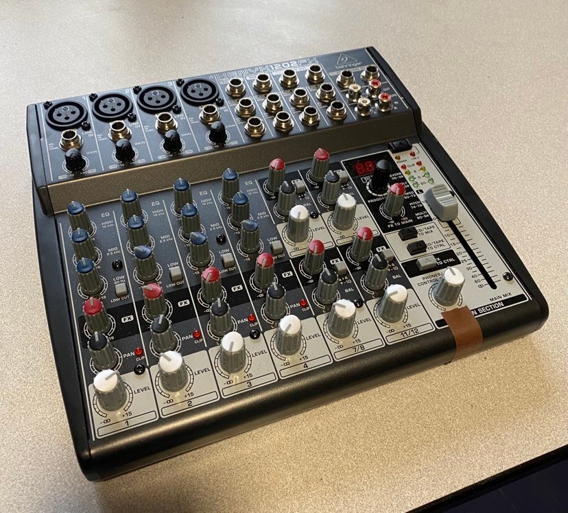 Console de mixage analogique