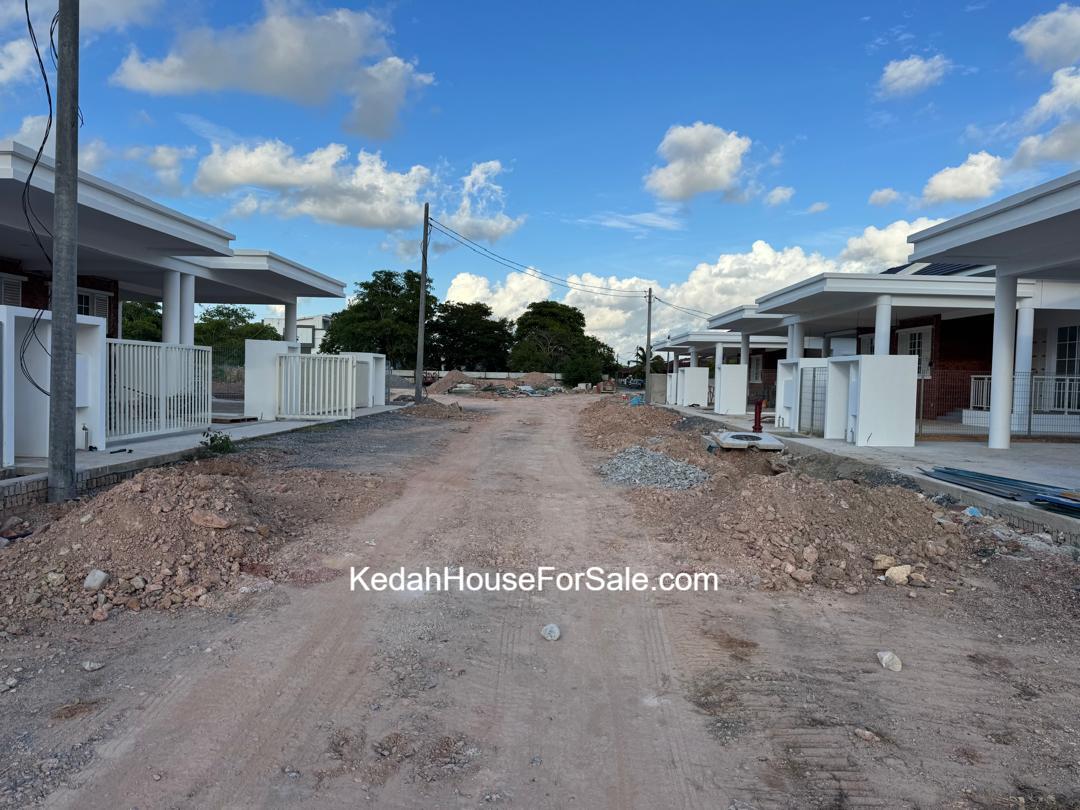 Progres pembinaan Taman Kemudi Alor Setar September 2025