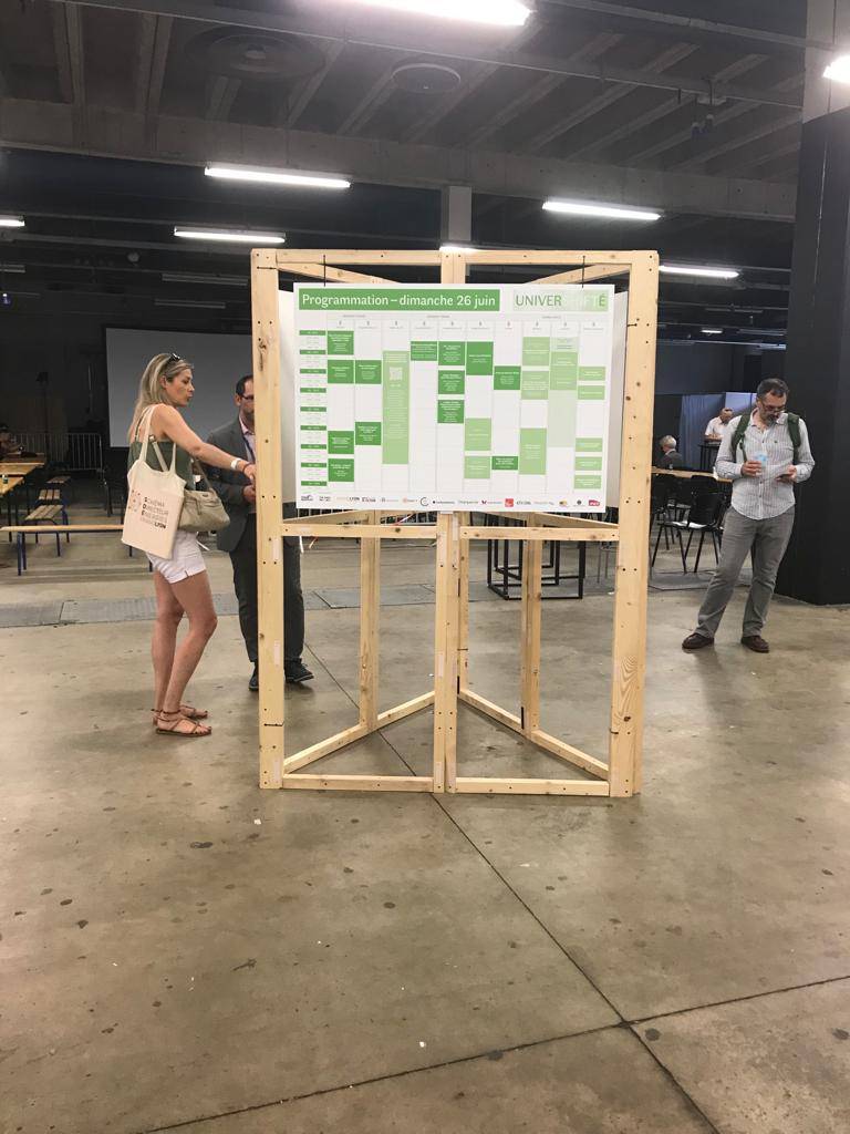 Cloison cadre en bois